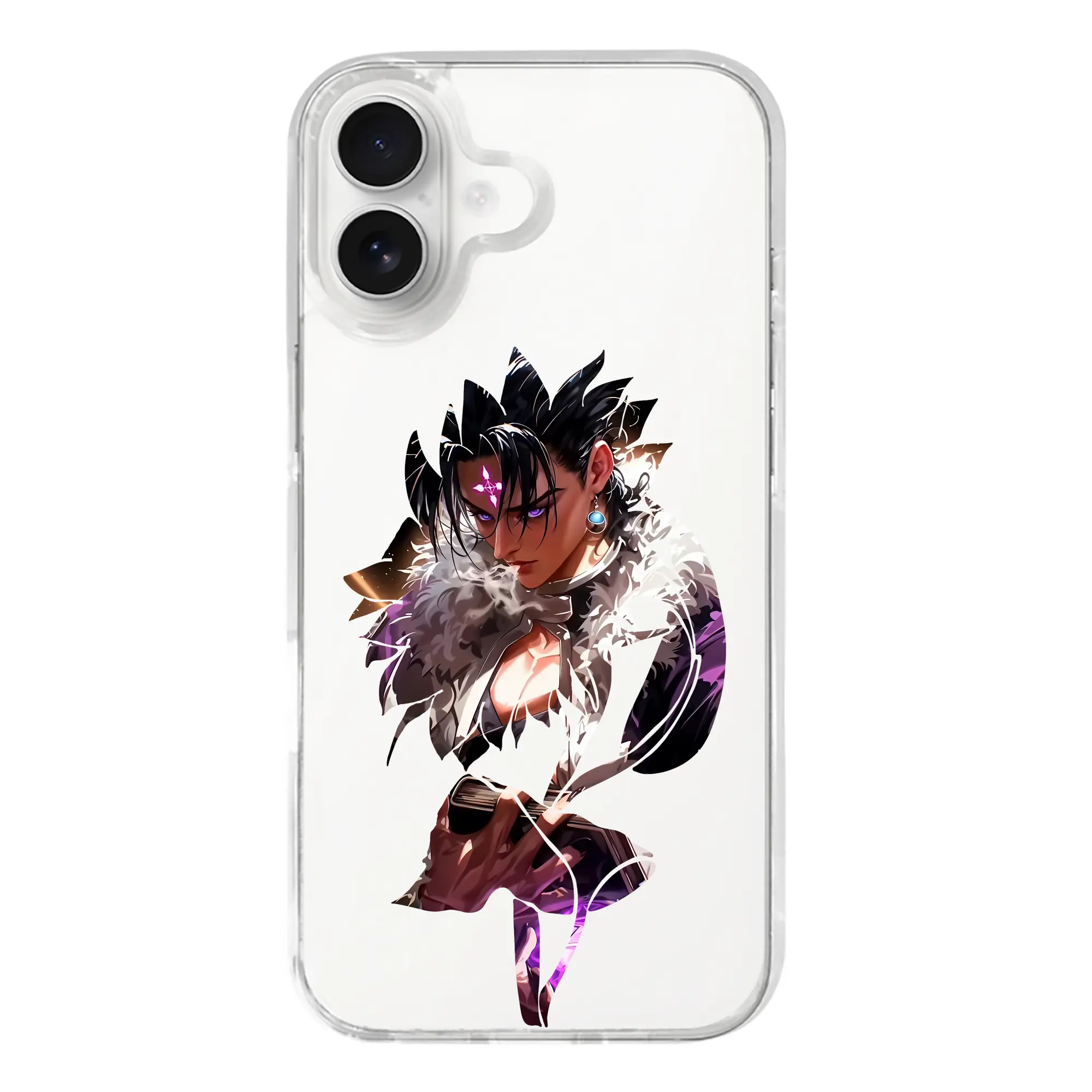 ハンター×ハンター グッズ クロロ＝ルシルフル - iPhone 17シリーズ 透明スマホケース – 薄型・耐衝撃・精密フィット保護カバー